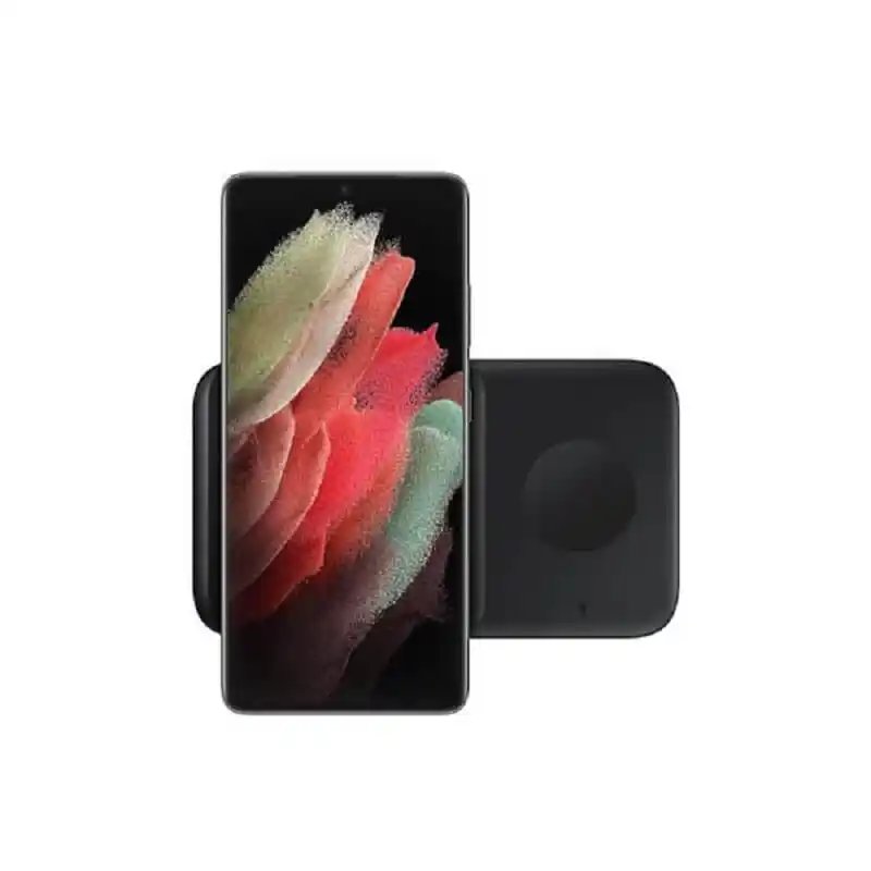 Samsung Wireless Charger Duo for Galaxy Phone Watch Buds iPhone and AirPods