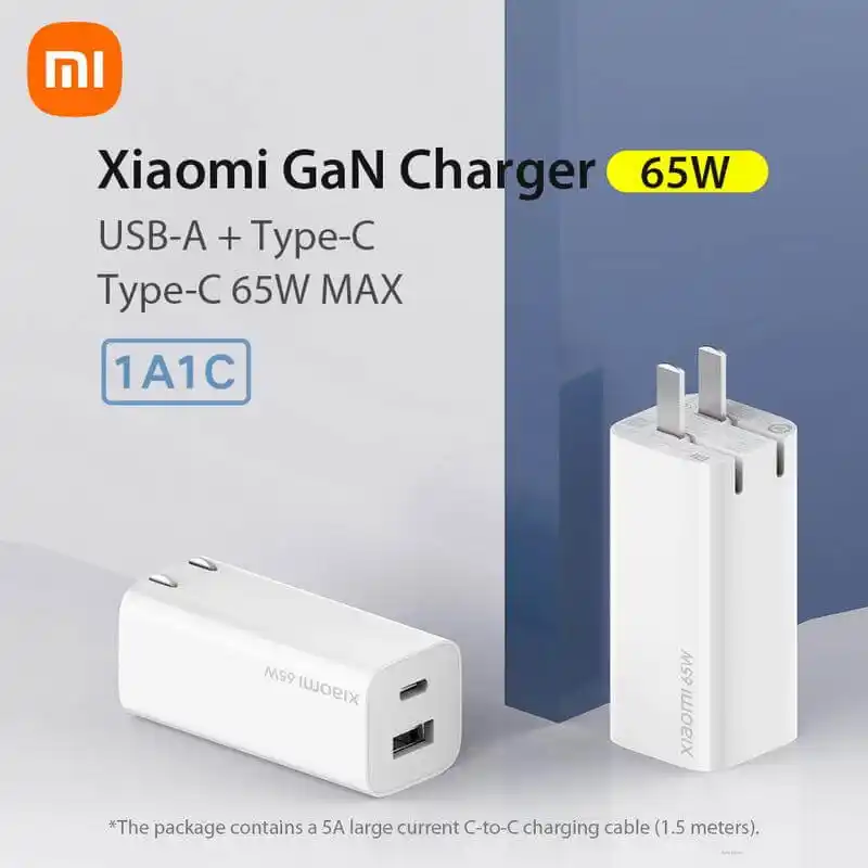 Xiaomi Mi GaN Charger 65W Type-C USB Charger
