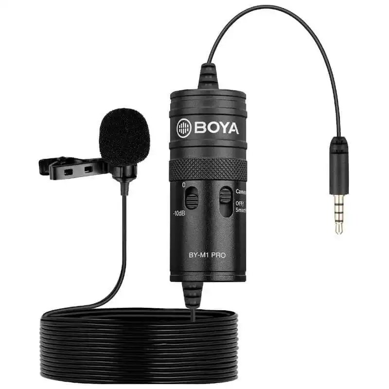 BOYA BY-M1 - 3.5 mm Lavalier Microphone Professional Microphone