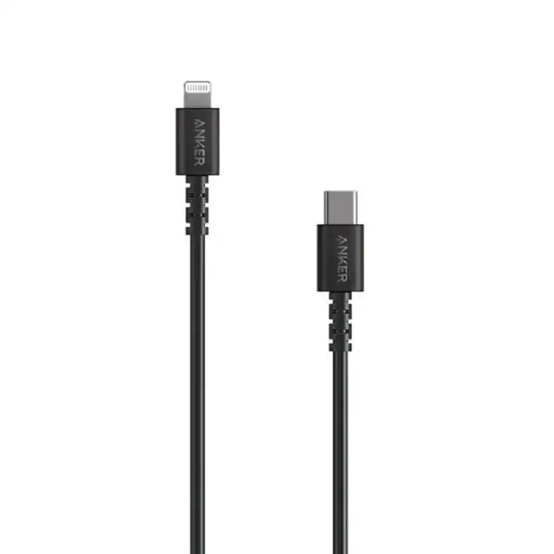 Anker PowerLine Select USB-C to Lightning MFI Certified Cable 3ft (A8612) – Black