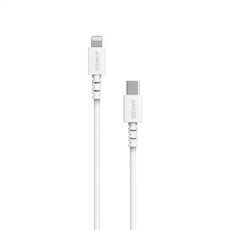Anker PowerLine Select USB-C to Lightning MFI Certified Cable 3ft (A8612) – White