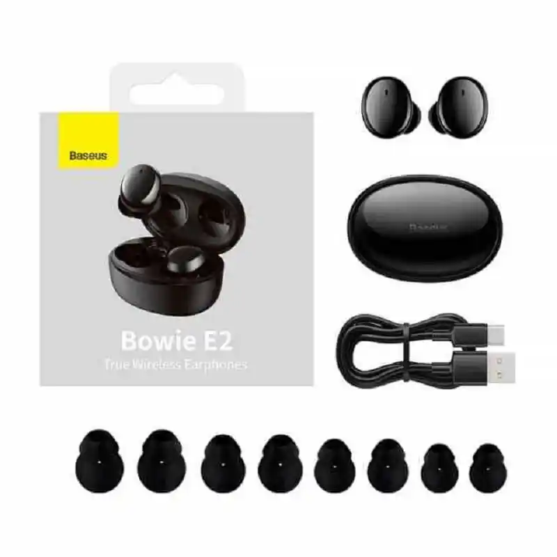 BASEUS Bowie E2 True Wireless Earphones - Black