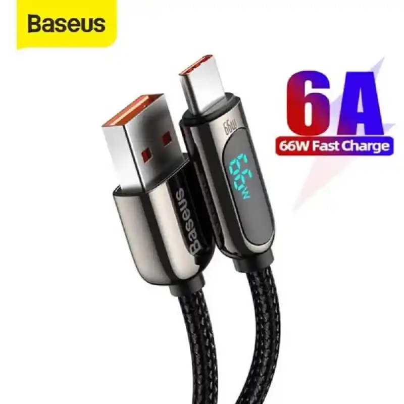 Baseus 66W Display Fast Charging Data Cable USB to Type-C