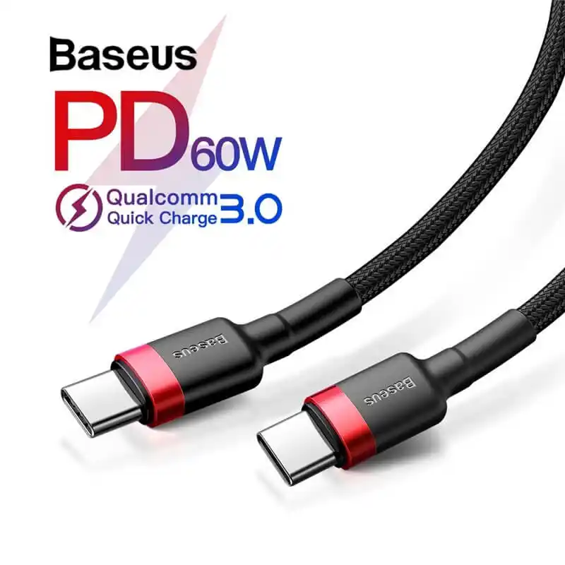 Baseus USB Type C to USB C PD Quick Charge Cable