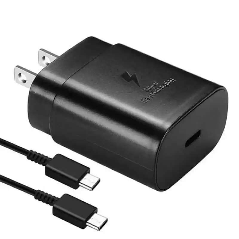 Original Samsung 25W USB-C Adapter with Type Cable (2 Pin CN Plug)