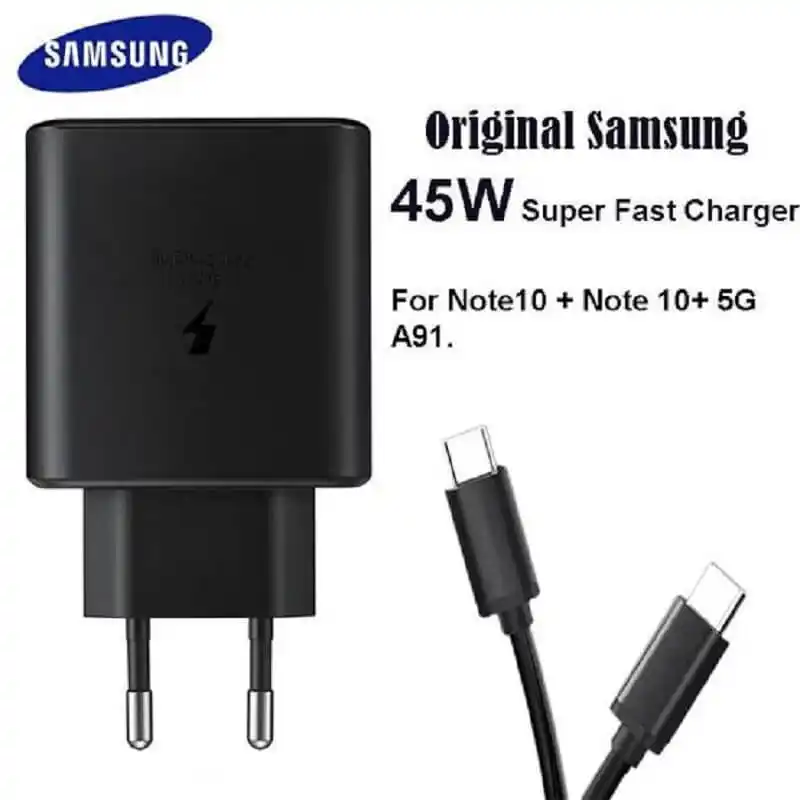Samsung 45W USB-C Super Fast Charging Adapter With Type C Cable