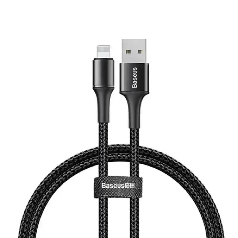 Baseus Halo Data Cable USB For iPhone 2.4A 0.5m