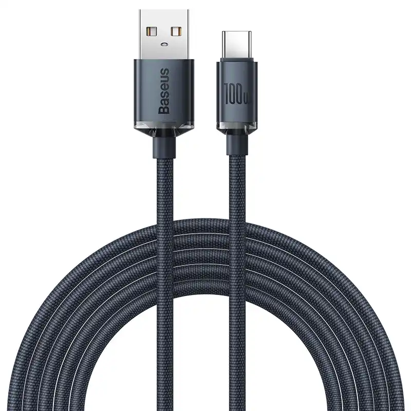 Baseus USB to Type-C Crystal Shine Series Fast Charging Data Cable100W 2M
