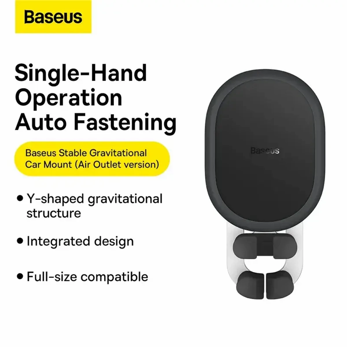 BASEUS Car Mobile Holder Stable Gravitational Car Mount Air Outlet Mobile Phone Holder Bracket