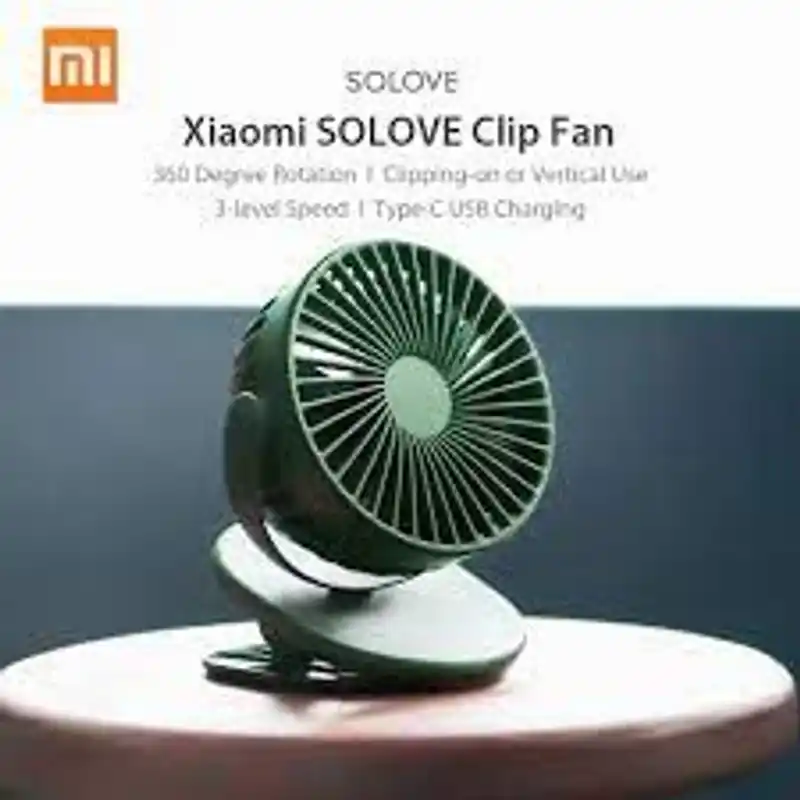 Xiaomi Solove F3 Mini Clip Fan USB Charging Fan