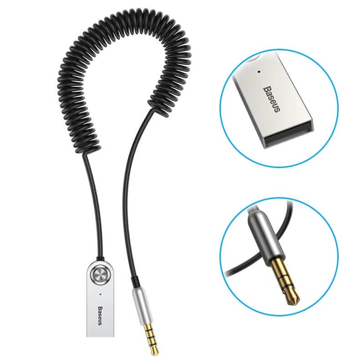 BASEUS BA01 Wireless Bluetooth Transmitter Stereo Audio Music Dongle Adapter Cable USB Plug