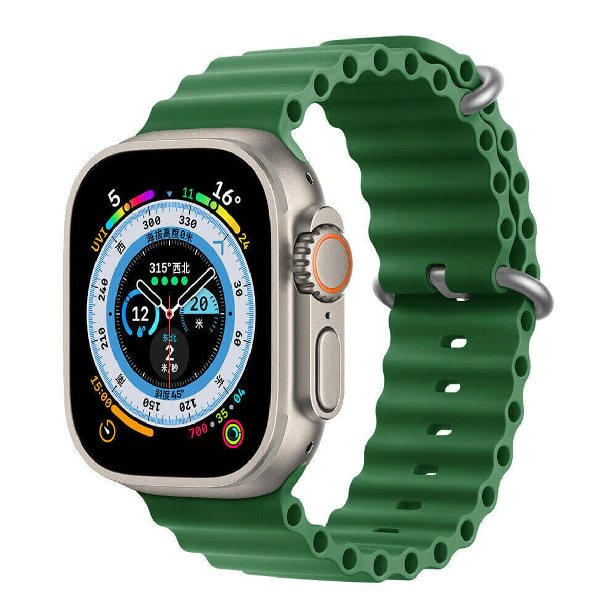 Ocean Band Strap For Apple Watch Series 9 8 7 SE 42/44/41/45/49 mm